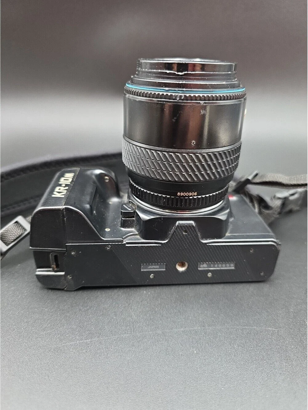 Vintage Ricoh KR-10M 35MM Camera W/ Tokina AF 35-70 Lens